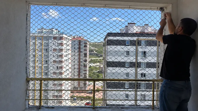 Güvenlik filesi uygulama örneği, Kayseri No25