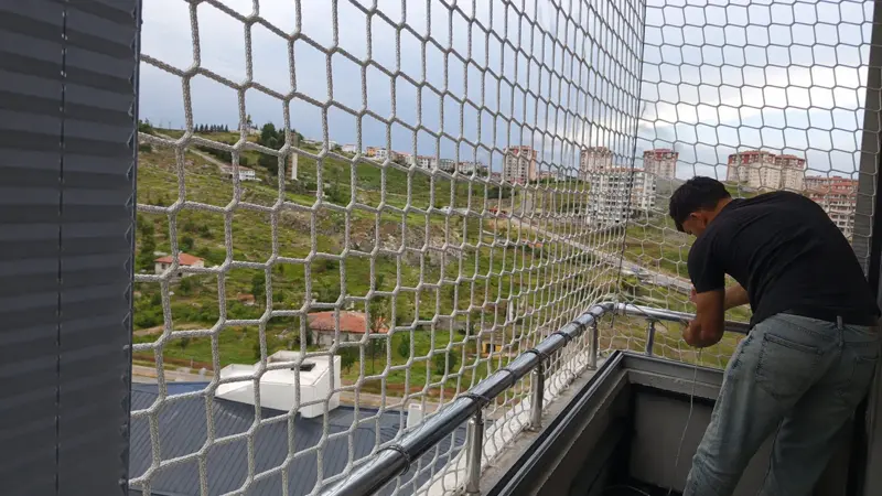 Güvenlik filesi uygulama örneği, Kayseri No26