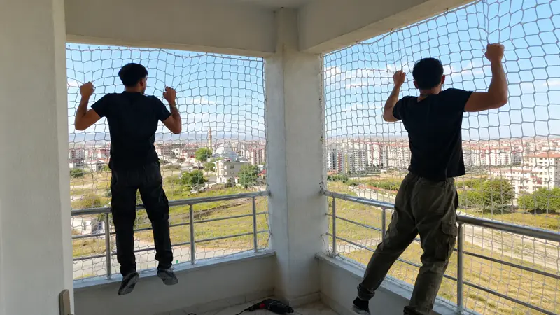 Güvenlik filesi uygulama örneği, Kayseri No37